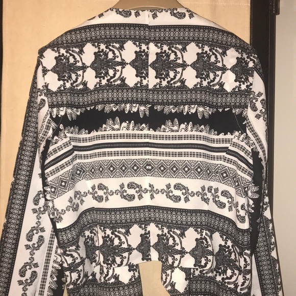 Bebe Cropped Dress Jacket Size 8 - Picture 4 of 5